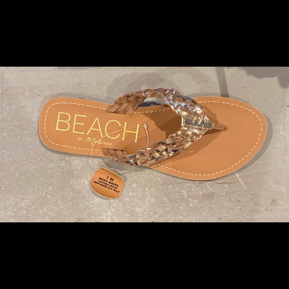 Make Waves Flip Flop Gold - Picture 3 of 4